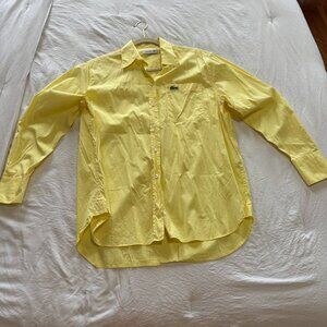 Yellow Lacoste Dress Shirt